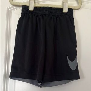 Nike | (4T) Black & Grey Nike Logo Shorts